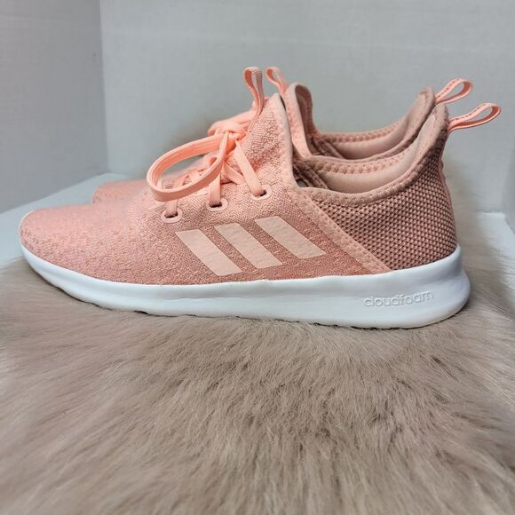 Adidas 💯 Cloudfoam Peri Pink Sneakers Shoes Size 7 - Picture 3 of 10
